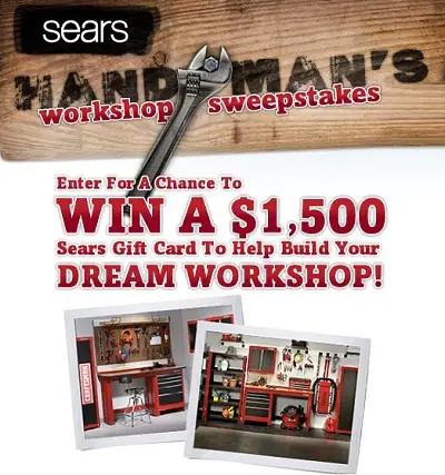 HGTV's Sears' Handyman Workshop Sweepstakes