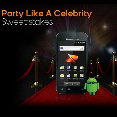 Party Like A Celebrity Sweepstakes