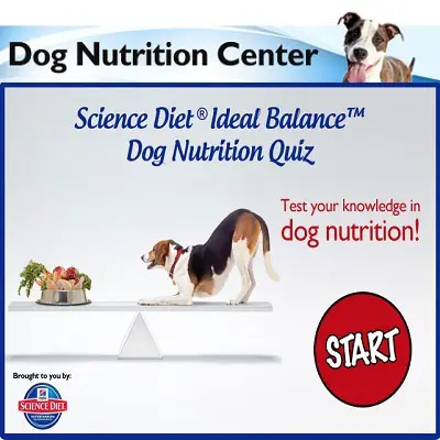 PetMD: Dog Nutrition Center Quiz Sweepstakes