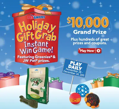 PetSmart Holiday Gift Grab IWG & Sweeps