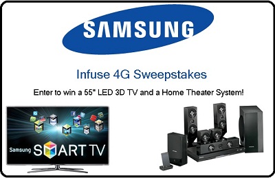 Samsung Infuse 4G Sweepstakes