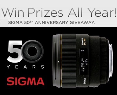 Sigma celebrates 50th Anniversary Giveaway