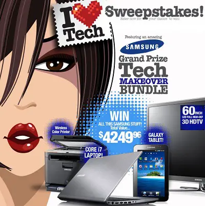 Tiger Direct: I Love Tech Sweepstakes