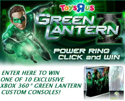 Toys R Us Green Lantern- Win Xbox 360 Instant