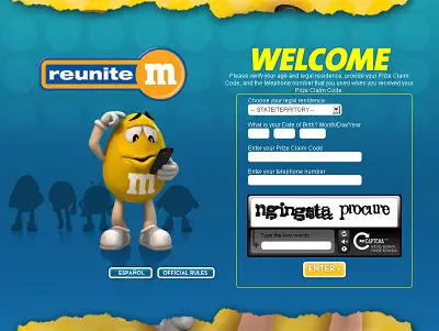 Win $100,000 at M&M’S Reunite 'M Instant Win Game & Sweeps