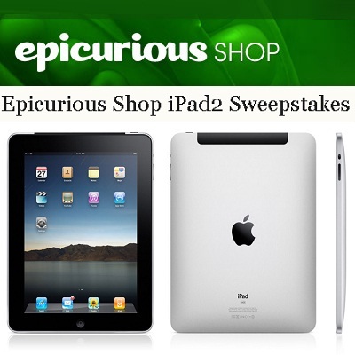 Win 32GB iPad 2 with Epicurious Shop