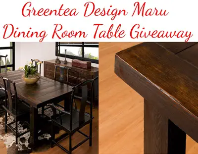 Win $3,300 worth dining room table in Steamy Kitchen sweepstakes
