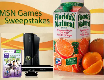 Win daily in MSN Games Sweepstakes