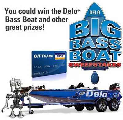 2012 Delo Bass Boat Sweepstakes
