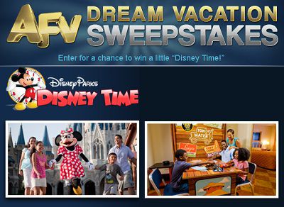 AFV Dream Disney Little Vacation Sweepstakes