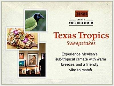 BHG.com - Texas Tropics Sweepstakes
