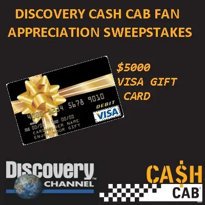 Discovery Cash Cab Game Sweepstakes