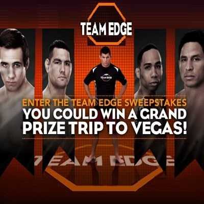Team Edge Sweepstakes- Throw Your vote to win a Trip of Las Vegas