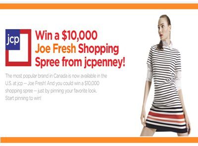 Win $10000 JCP Shopping Spree