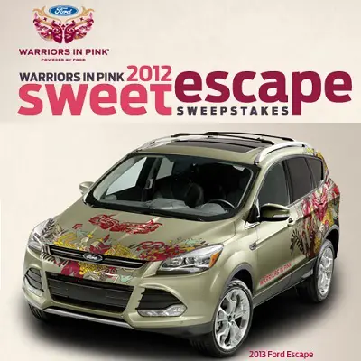 Win 2013 Ford Escape in Warriors in Pink 2012 Sweet Escape Sweepstakes