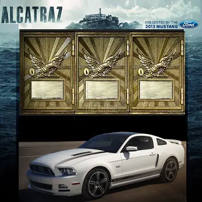 Legends of Alcatraz Sweepstakes: Win 2013 Ford Mustang GT