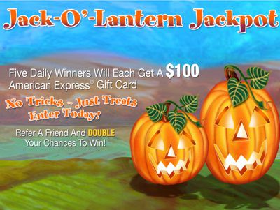 LTD Commodities Jack O'Lantern Jackpot Sweepstakes