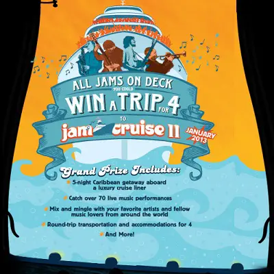 Magic Hat Jam Cruise 11 Sweepstakes