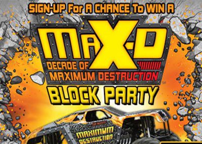 Max-D Decade of Maximum Destruction Block Party Sweepstakes