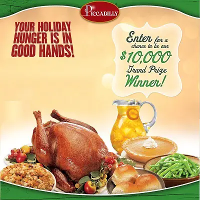 Win $10,000 worth Meal in Piccadilly Real Meal Sweepstakes