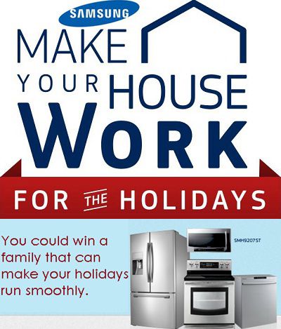 Samsung Make Your House Work Holiday Sweepstakes