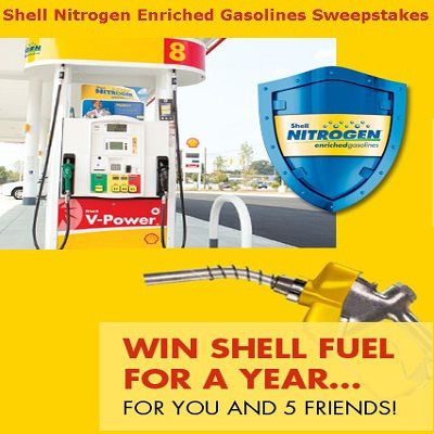 Shell Nitrogen Enriched Gasolines Sweepstakes