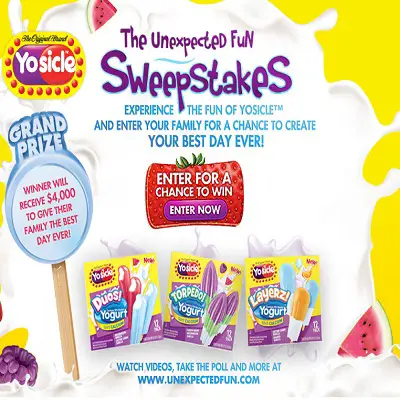 Unexpected Fun Sweepstakes on unexpectedfun.com