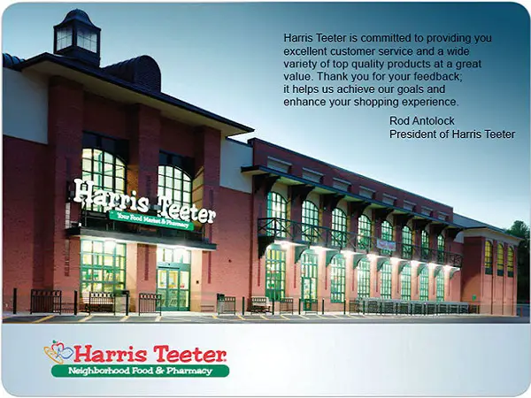 Harris Teeter Survey Sweepstakes on HTsurvey.com