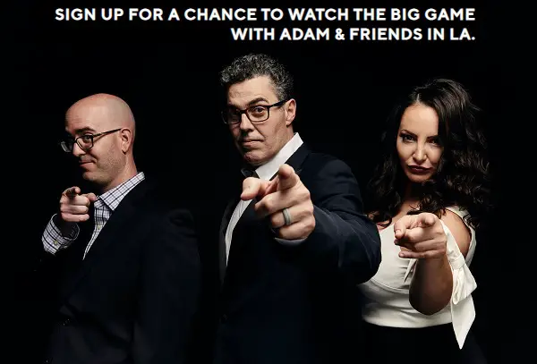 Adam Carolla Big Game Sweepstakes