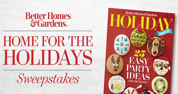 BHG Home for The Holidays Sweepstakes