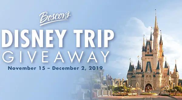 Boscov’s Disney Trip Sweepstakes 2019