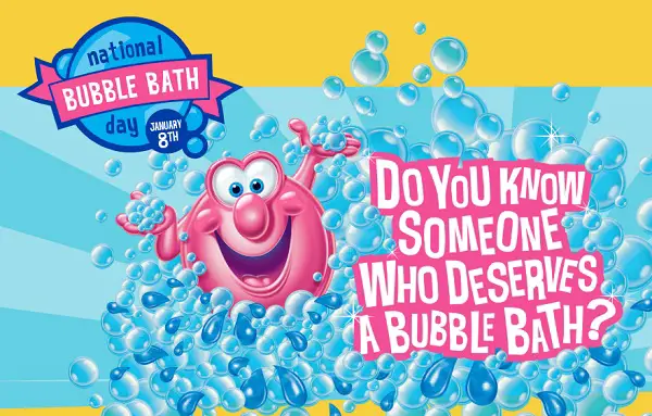National Bubble Bath Day Sweepstakes