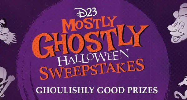 Disney Mostly Ghostly Halloween Sweepstakes