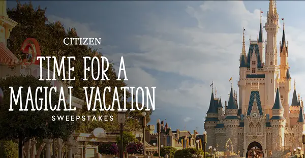 Citizen Watch Walt Disney World Vacation Sweepstakes