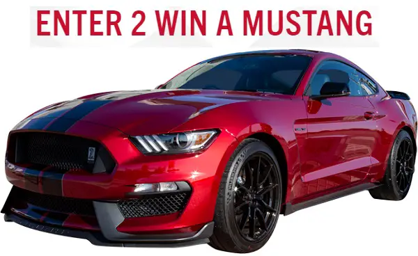 Ford Mustang Giveaway 2019