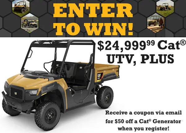 CAT UTV Giveaway 2019