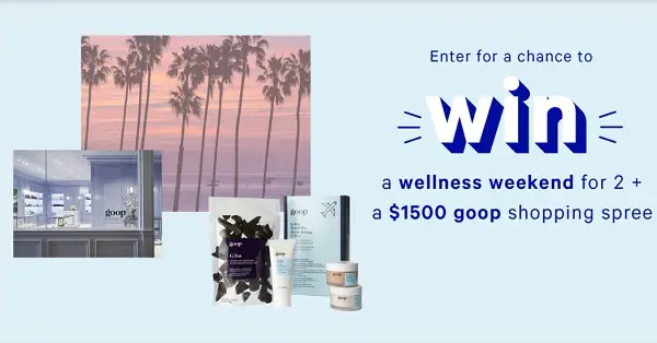 Wellness Weekend Getaway Sweepstakes