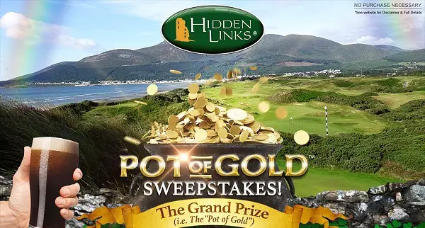 Hidden Links Pot of Gold Sweepstakes