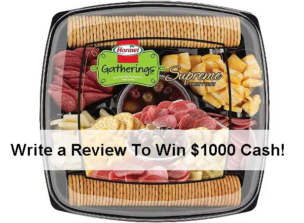 Hormel Gatherings Product Review Sweepstakes