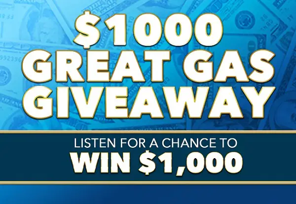iHeartRadio $1,000 Great Gas Giveaway 2026 – Win $1,000 Cash (260 Winners)