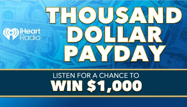 iHeartRadio 2026 Q4 Cash Sweepstakes – Win $1,000 Cash [390 Winners]