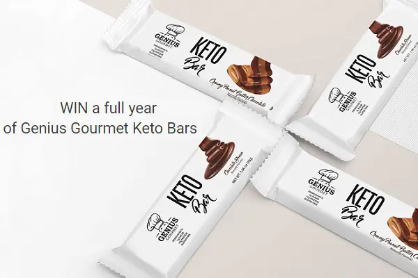 Genius Gourmet Keto Bar Sweepstakes