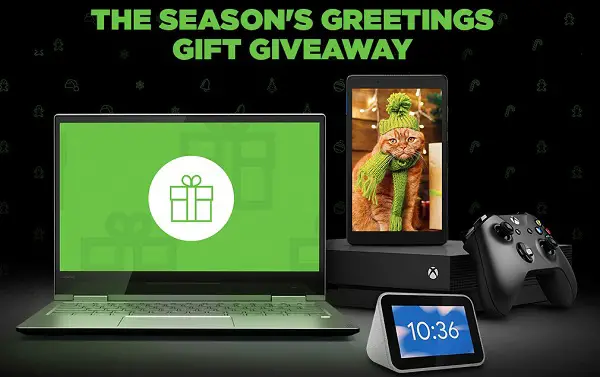 Lenovo Holiday Sweepstakes