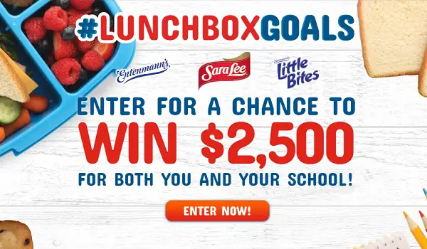 Mom’s Return To School LunchboxGoals Sweepstakes