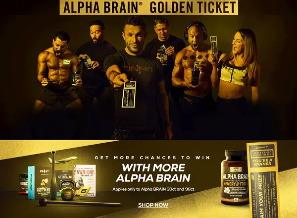Onnit Golden Ticket Giveaway 2019