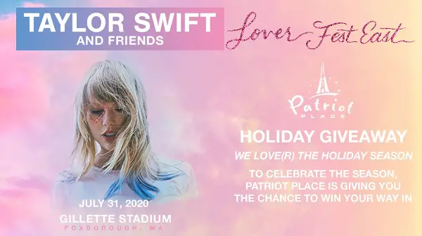 Patriot Place Taylor Swift Ticket Sweepstakes
