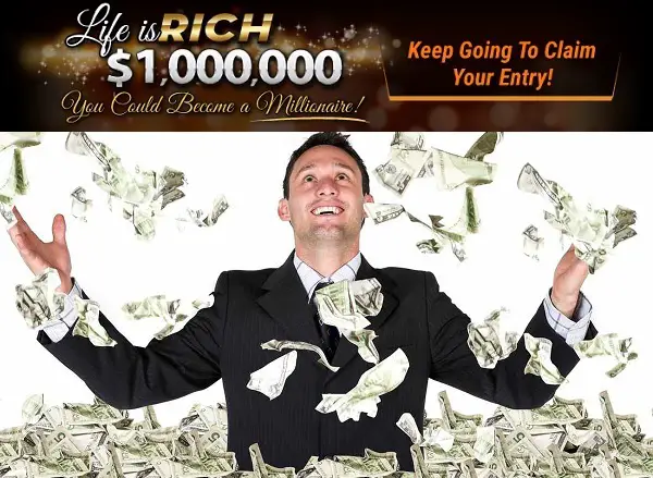 Pch.com Life is Rich Giveaway: Win $1,000,000 Cash