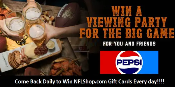 Pepsi Big Game Party Sweepstakes