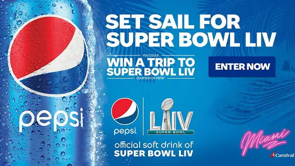 Pepsi Carnival Super Bowl LIV Sweepstakes