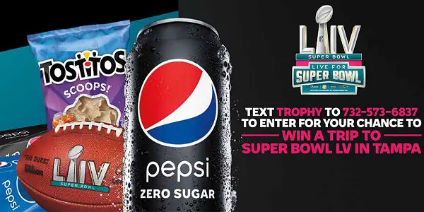 Pepsi and Tostitos Super Bowl LV Sweepstakes
